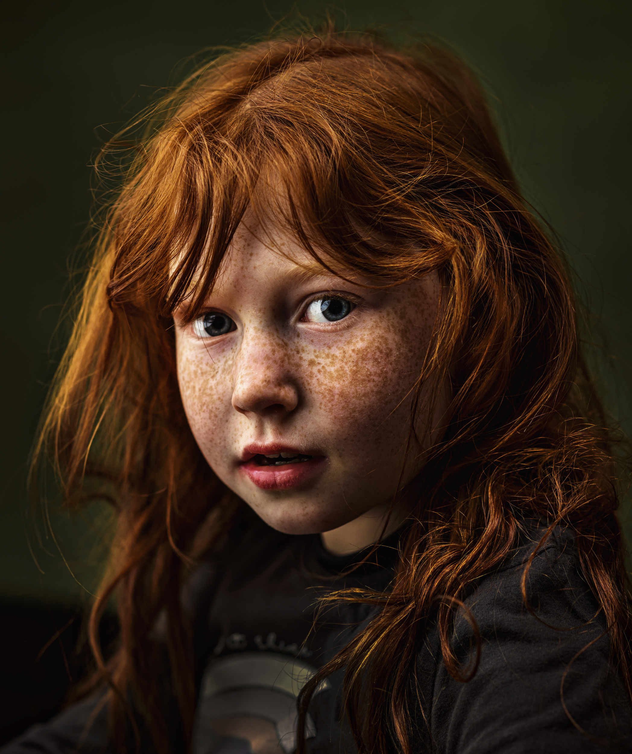 Mooi rood een portret serie project